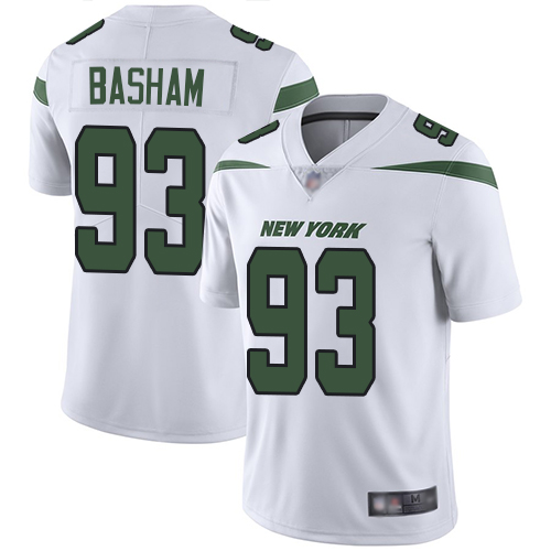 New York Jets Limited White Men Tarell Basham Road Jersey NFL Football 93 Vapor Untouchable